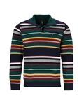 Hajo Sweatshirt Längsrippe Mehrfarbig
