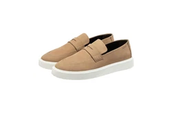 JOOP! Herren Slip On Piola Stampa Largo Sneaker Beige/Braun/Khaki