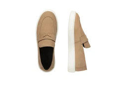 JOOP! Herren Slip On Piola Stampa Largo Sneaker Beige/Braun/Khaki