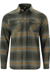 WHISTLER Fleeceshirt Jamba Dunkelgrün/Braun/Beige/Grün