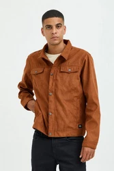 Blend Lederimitatjacke BHJacket Orange/Braun/Rot