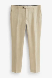 Anzughose Anzug aus italienischem Leinen: Slim Fit Hose (1-tlg)