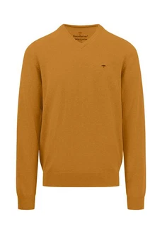 FYNCH-HATTON Strickpullover mit V-Kragen