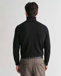 Gant Pullover CLASSIC COTTON ROLLERNECK Schwarz