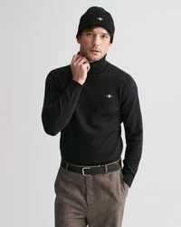 Gant Pullover CLASSIC COTTON ROLLERNECK Schwarz