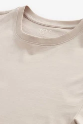Next Essential T-Shirt mit Rundhalsausschnitt Khaki/Braun/Beige