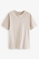 Next Essential T-Shirt mit Rundhalsausschnitt Khaki/Braun/Beige