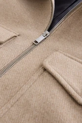 Next Kurzjacke Truckerjacke (1-St) Beige/Khaki/Braun