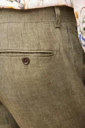 Next Anzughose Anzug Slim Fit Dunkelgrün/Khaki/Grün