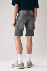 Next Jeansshorts Skinny Fit mit Stretch Dunkelgrau/Grau/Hellgrau