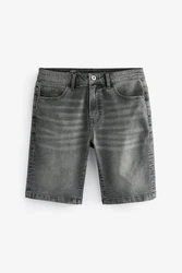 Next Jeansshorts Skinny Fit mit Stretch Dunkelgrau/Grau/Hellgrau