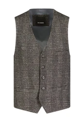 Roy Robson Anzugweste Slim Fit Grau/Dunkelgrau/Hellgrau/Braun