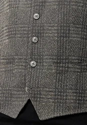 Roy Robson Anzugweste Slim Fit Grau/Dunkelgrau/Hellgrau/Braun