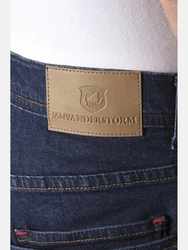 Jan Vanderstorm 5-Pocket-Jeans JAAME Dunkelblau/Blau