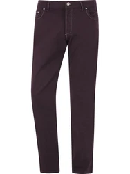 Jan Vanderstorm 5-Pocket Hose RALUNDE Dunkelrot/Lila/Bordeaux/Rosa