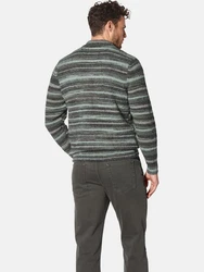 Babista Pullover CRUDALESSI grn gestreift