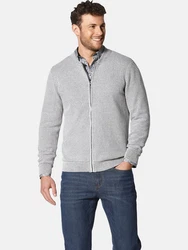 Babista Strickjacke VELENTTO Grau/Hellgrau