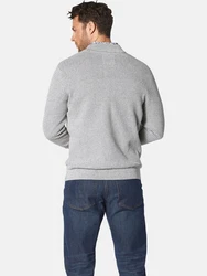 Babista Strickjacke VELENTTO Grau/Hellgrau