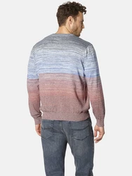 Babista Rundhalspullover VIVARONI rot/rot melange
