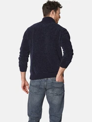 Babista Strickpullover VERITOLA mit Stehkragen blau/dunkelblau