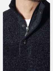 Babista Strickpullover VERITOLA mit Stehkragen blau/dunkelblau