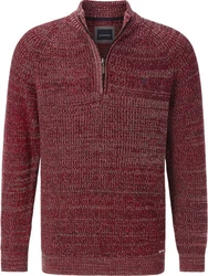 Babista Strickpullover Troyer ROSSITERA rot/mehrfarbig