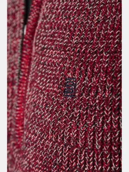Babista Strickpullover Troyer ROSSITERA rot/mehrfarbig