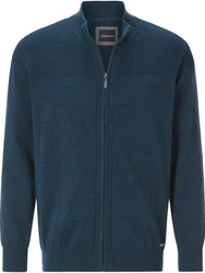 Babista Strickjacke TEROBARRI mit sportlichen Stehkragen blau/petrol