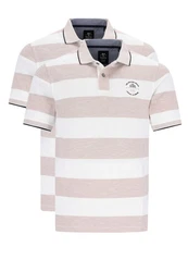 Hajo Poloshirt 2er Pack Riviera (Spar-Set, 2-tlg) Braun/Creme/Beige/Lila