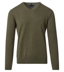 CASAMODA Strickpullover Dunkelgrün/Khaki