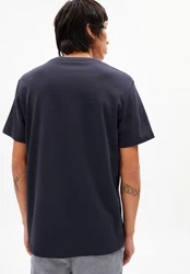 Armedangels T-Shirt MAARKOS Herren nachtblau