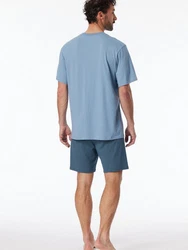 Schiesser Pyjama V-Ausschnitt Comfort Essentials (2 tlg) 