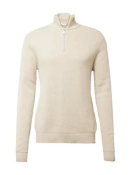 SELECTED HOMME Strickpullover DANE Khaki/Beige/Braun/Weiß/Orange