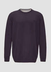 s.Oliver Strickpullover mit Logo-Stickerei 