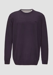 s.Oliver Strickpullover mit Logo-Stickerei 