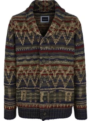 Babista Strickjacke RALIETTO oliv gemustert