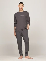 Tommy Hilfiger Underwear Langarmshirt LS TEE mit Logo-Schriftzug Dunkelgrau/Grau/Braun/Rosa