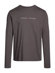 Tommy Hilfiger Underwear Langarmshirt LS TEE mit Logo-Schriftzug Dunkelgrau/Grau/Braun/Rosa
