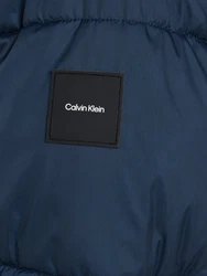 Calvin Klein Kurzmantel Long Hooded Quilt Puffer MW Dunkelblau/Blau/Hellblau