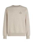 TOMMY HILFIGER HILFIGER STACK SWEATSHIRT beige/heatherot pebble
