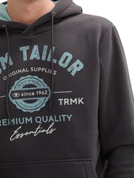 TOM TAILOR Sweatshirt Dunkelgrau/Hellblau/Grau/Blau/Khaki