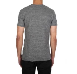 Iriedaily T-Shirt 'Chamisso' Dunkelgrau/Grau/Rot/Hellgrau