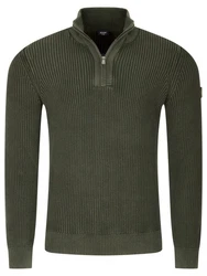 Joop Jeans Strickpullover HENRIO Dunkelgrün