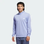 adidas Performance Sweatshirt ELEVATED 1/4-ZIP PULLOVER Lila/Fliederfarben/Hellblau/Blau