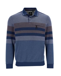Sweatshirt Sweatshirt in Zweitonoptik