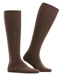 FALKE Kniestrümpfe Lhasa Rib (1-Paar) Dunkelbraun/Khaki