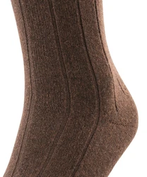 FALKE Kniestrümpfe Lhasa Rib (1-Paar) Dunkelbraun/Khaki