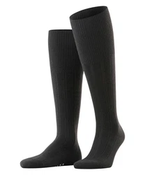 FALKE Kniestrümpfe Lhasa Rib (1-Paar) Schwarz