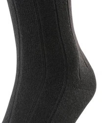 FALKE Kniestrümpfe Lhasa Rib (1-Paar) Schwarz