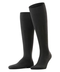 FALKE Kniestrümpfe Lhasa Rib (1-Paar) Schwarz